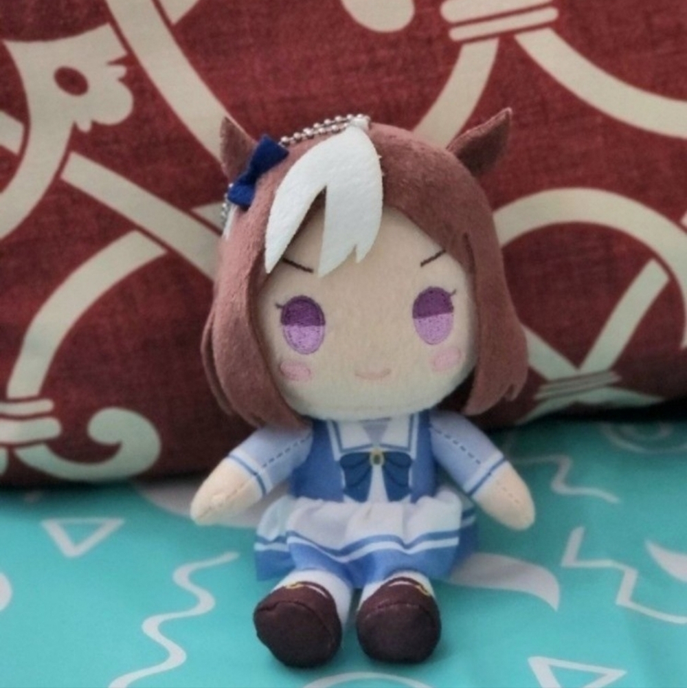 Uma Musume Special Week Pretty Derby Mini Plush Keychain Sega Round1 One Taito
